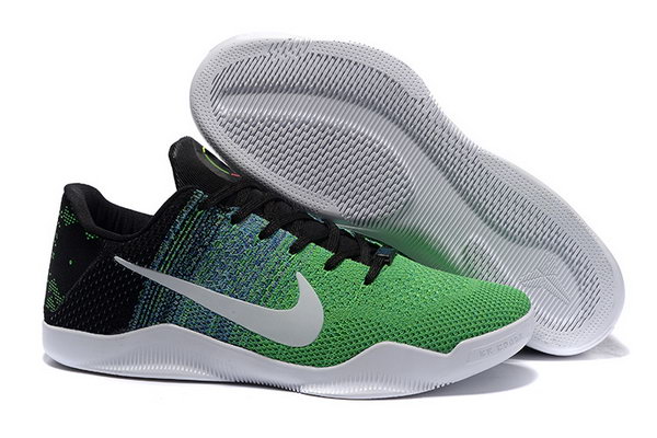 Nike Flyknit Kobe 11 Shoes Grey Black Green Sweden